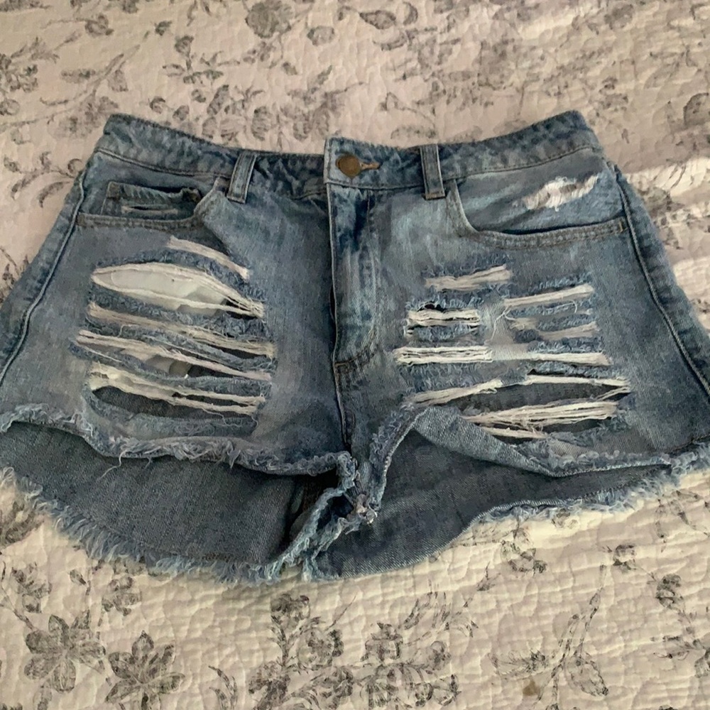 High waisted Denim Shorts